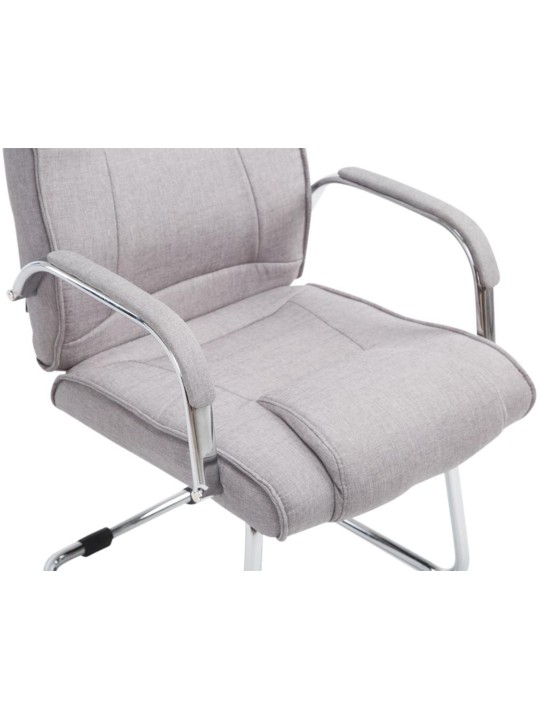 Conjunto de 2 sillas tela Atila, gris Conjunto de 2 sillas tela Atila, gris