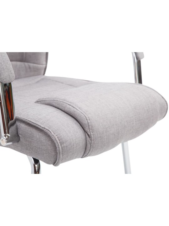 Conjunto de 2 sillas tela Atila, gris Conjunto de 2 sillas tela Atila, gris