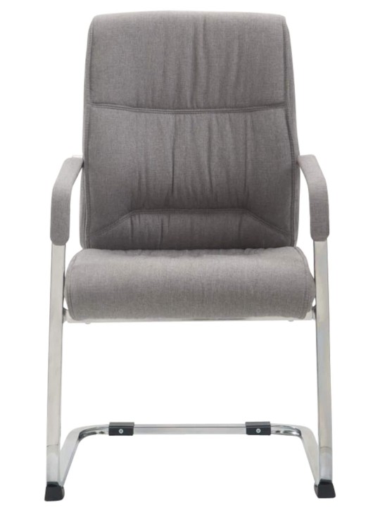 Conjunto de 2 sillas voladizas XL tela Anubis, gris