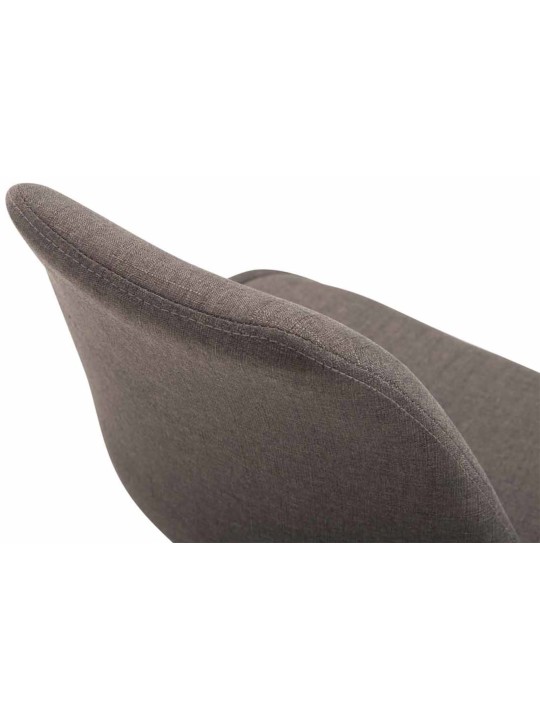 Conjunto de 4 sillas Maverick B tela, gris oscuro Conjunto de 4 sillas Maverick B tela, gris oscuro