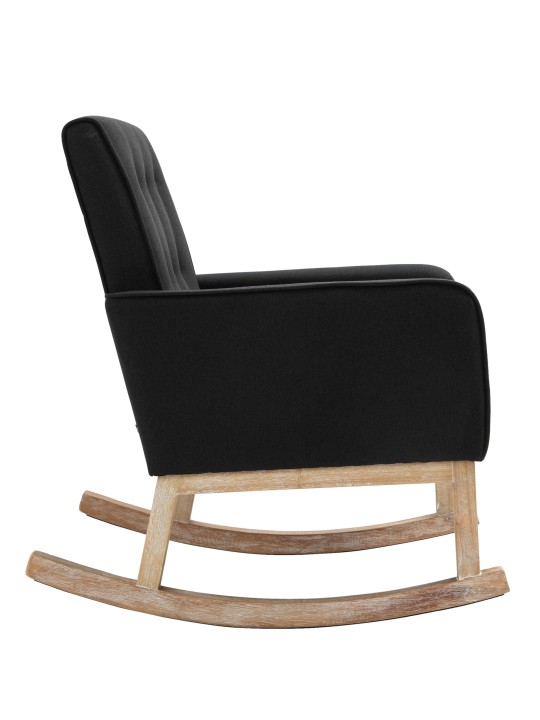 Mecedora Dream tela, negro