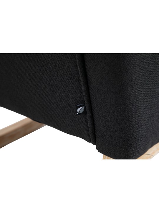 Mecedora Dream tela, negro