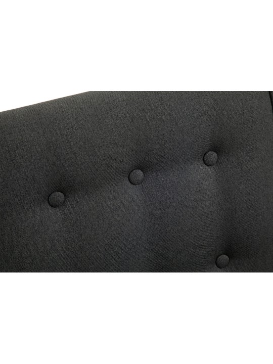 Mecedora Dream tela, gris oscuro