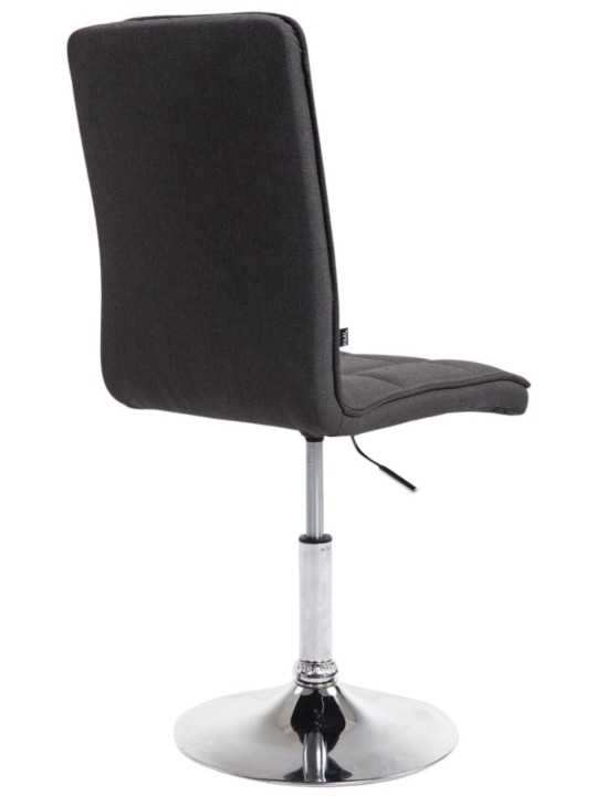 Juego de 2 sillas de comedor Peking V2 tela, gris oscuro Juego de 2 sillas de comedor Peking V2 tela, gris oscuro