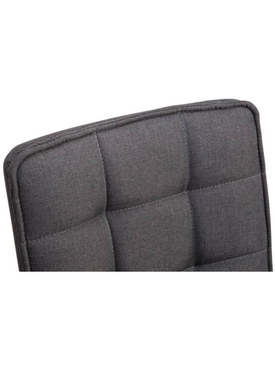Juego de 2 sillas de comedor Peking V2 tela, gris oscuro Juego de 2 sillas de comedor Peking V2 tela, gris oscuro