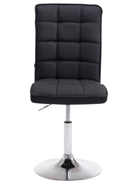 Juego de 2 sillas de comedor Pekín V2 tela, negro Juego de 2 sillas de comedor Pekín V2 tela, negro