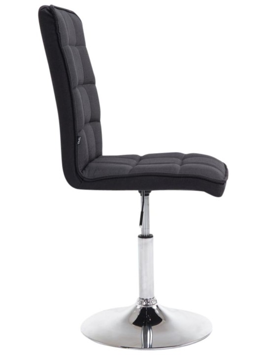Juego de 2 sillas de comedor Pekín V2 tela, negro Juego de 2 sillas de comedor Pekín V2 tela, negro