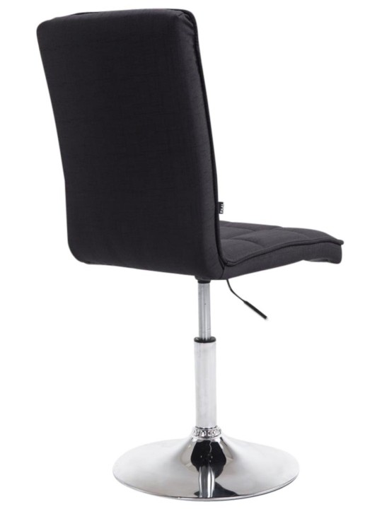 Juego de 2 sillas de comedor Pekín V2 tela, negro Juego de 2 sillas de comedor Pekín V2 tela, negro