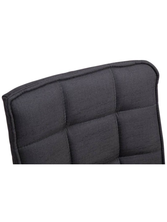 Juego de 2 sillas de comedor Pekín V2 tela, negro Juego de 2 sillas de comedor Pekín V2 tela, negro