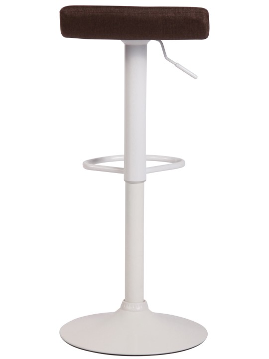 Taburete de bar Dyn V2 tela, marrón