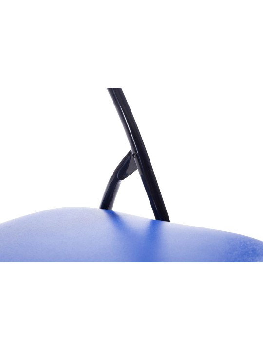 Conjunto de 2 sillas plegables Felix, azul/negro