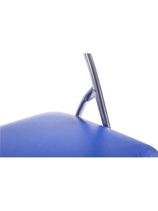 Conjunto de 4 sillas plegables Felix, azul/plata Conjunto de 4 sillas plegables Felix, azul/plata