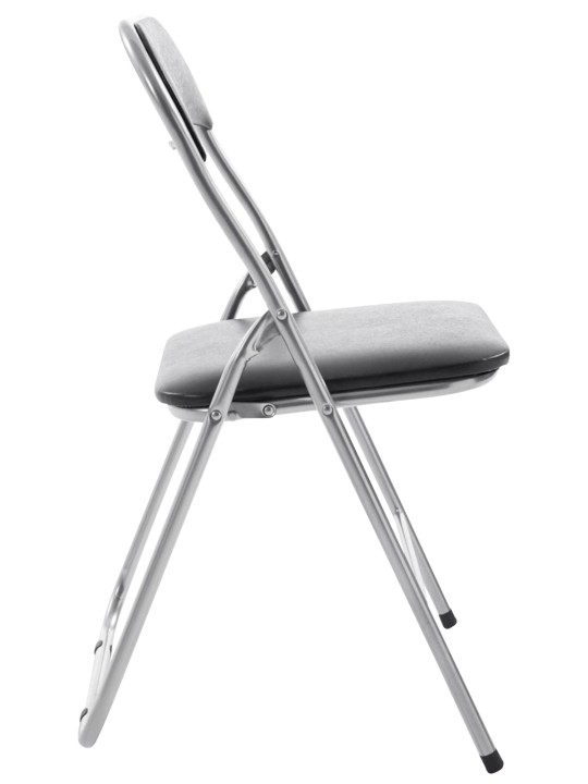 Conjunto de 4 sillas plegables Felix, negro/plata Conjunto de 4 sillas plegables Felix, negro/plata