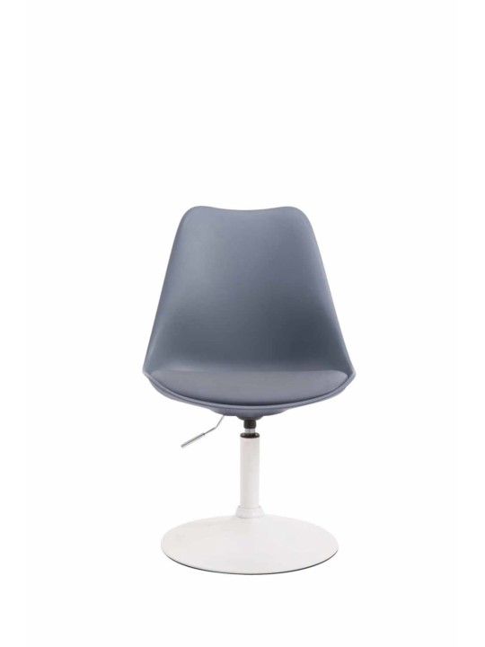 Juego de 4 sillas de comedor Maverick W plástico, gris