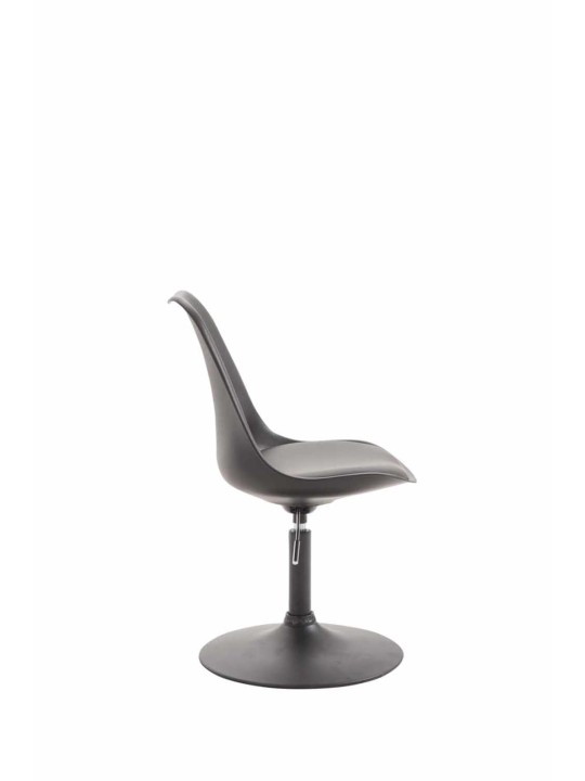 Juego de 4 sillas de comedor Maverick B plástico, negro Juego de 4 sillas de comedor Maverick B plástico, negro