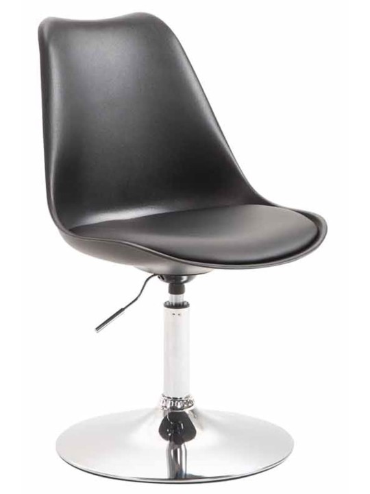 Juego de 4 sillas de comedor Maverick C plástico, negro Juego de 4 sillas de comedor Maverick C plástico, negro