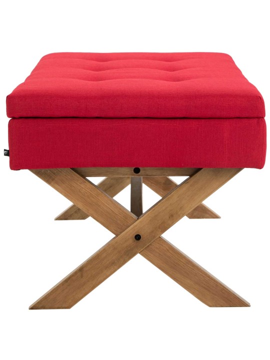 Banco Namaro tela antiguo-claro, rojo