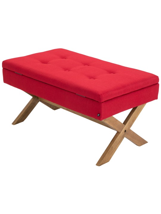 Banco Namaro tela antiguo-claro, rojo