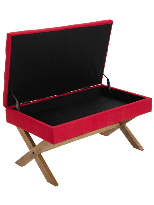 Banco Namaro tela antiguo-claro, rojo