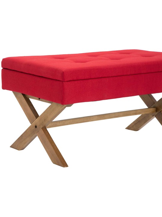 Banco Namaro tela antiguo-claro, rojo