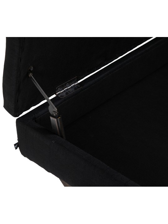 Banco Namaro tela antigua, negro