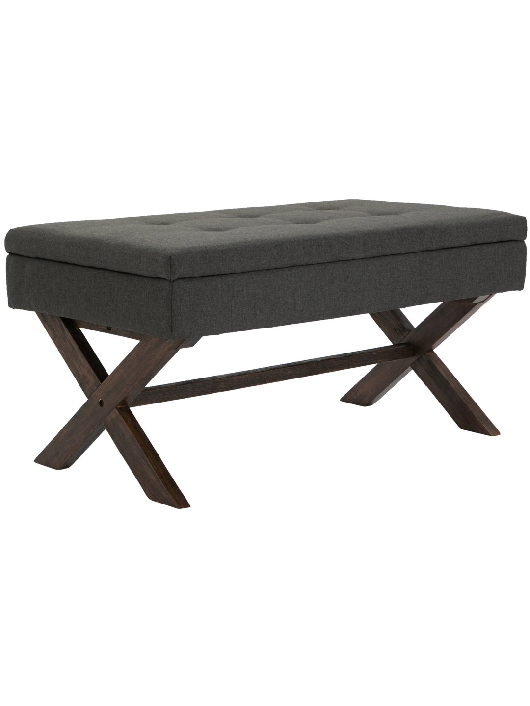 Banco Namaro tela antigua, gris oscuro