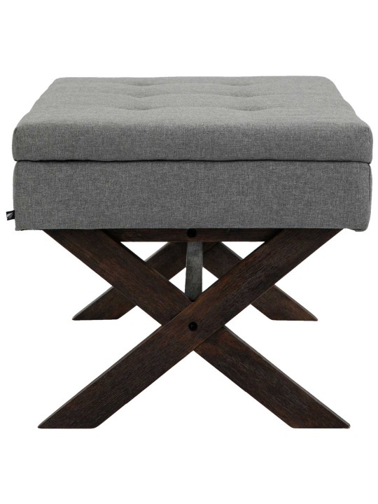 Banco Namaro tela antigua, gris Banco Namaro tela antigua, gris