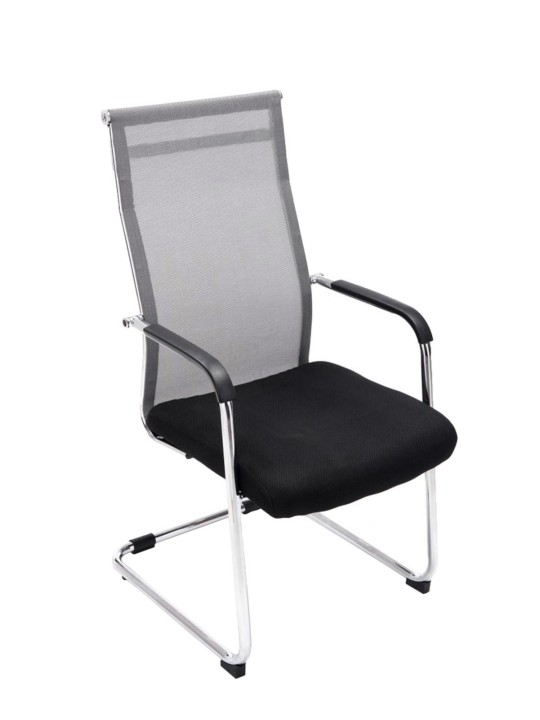 Juego de 2 sillas de visita Brenda, gris Juego de 2 sillas de visita Brenda, gris