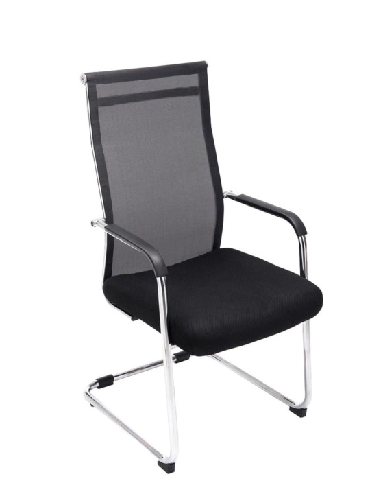 Juego de 2 sillas de visita Brenda, negro