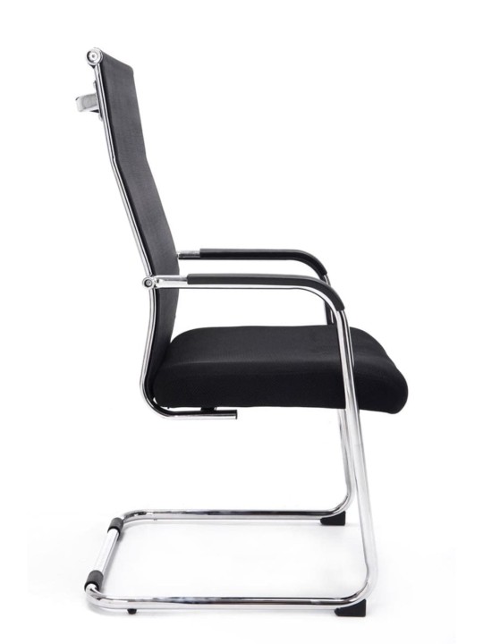 Juego de 2 sillas de visita Brenda, negro