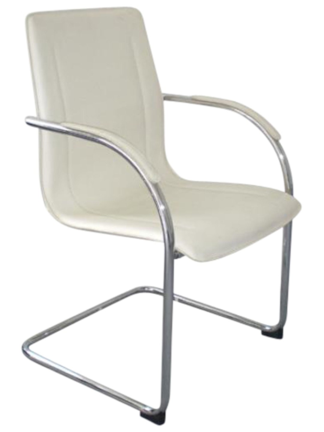 Conjunto de 3 sillas Melina, crema