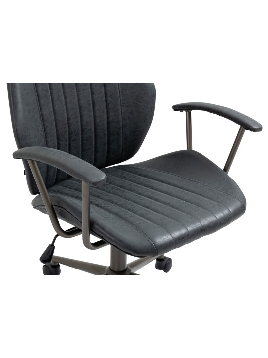 Silla de oficina Nampa, negro antiguo