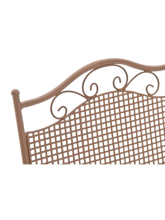 Juego de 2 sillas de jardín Kiran, marrón antiguo