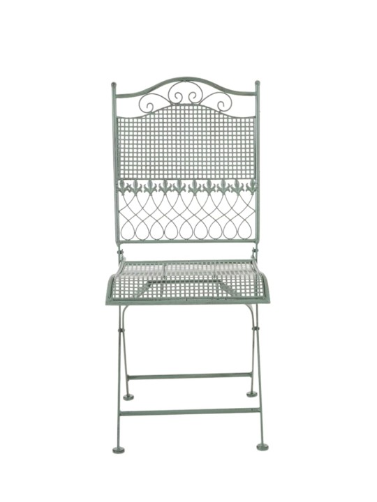 Juego de 2 sillas de jardín Kiran, verde antiguo