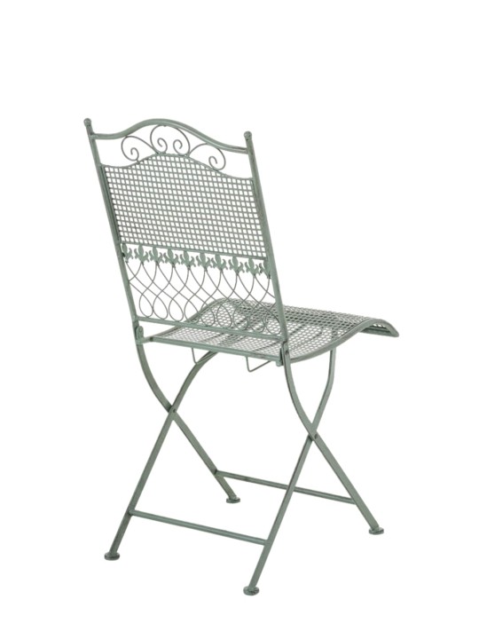 Juego de 2 sillas de jardín Kiran, verde antiguo