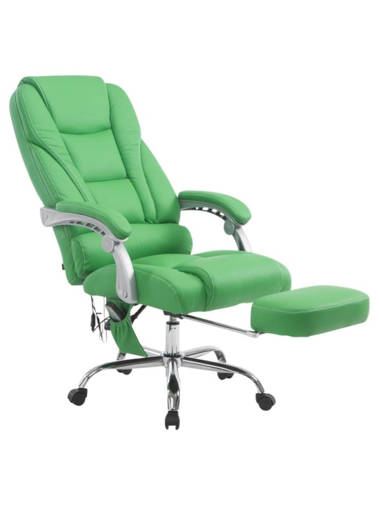 Silla de oficina Pacific con función de masaje, verde