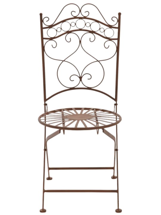 Conjunto de 2 sillas Indra, marrón antiguo Conjunto de 2 sillas Indra, marrón antiguo