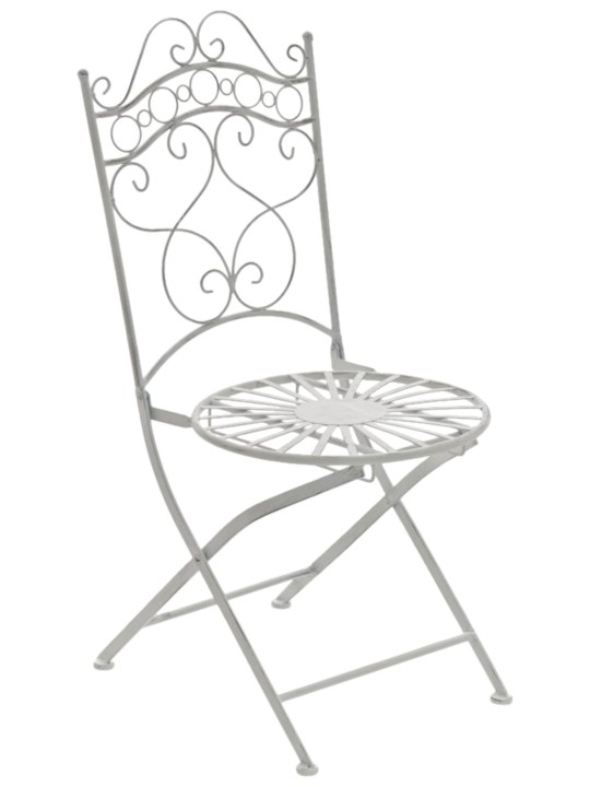 Conjunto de 2 sillas Indra, blanco antiguo Conjunto de 2 sillas Indra, blanco antiguo