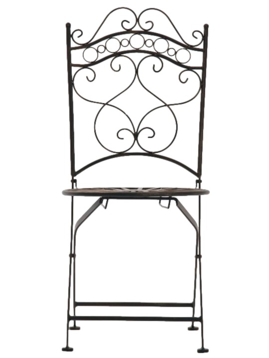 Conjunto de 2 sillas Indra, bronce Conjunto de 2 sillas Indra, bronce