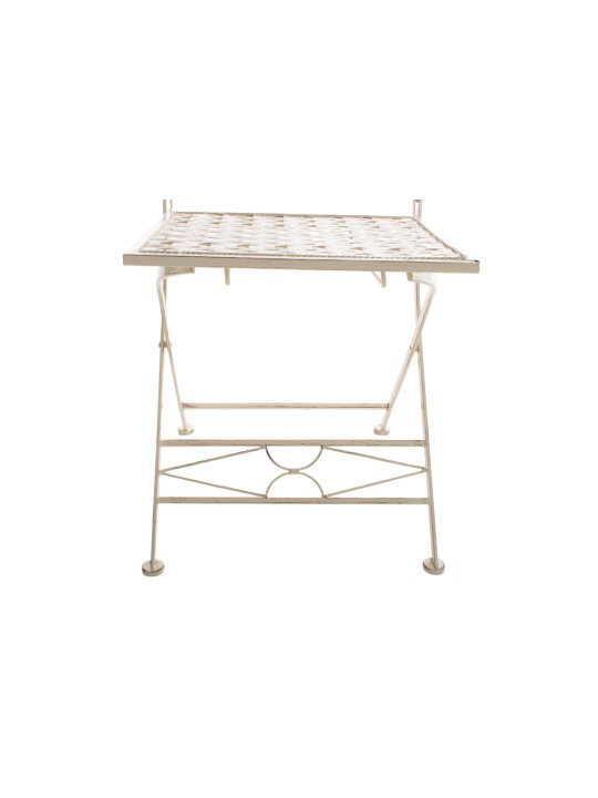 Conjunto de 2 sillas plegables Asina, crema antiguo