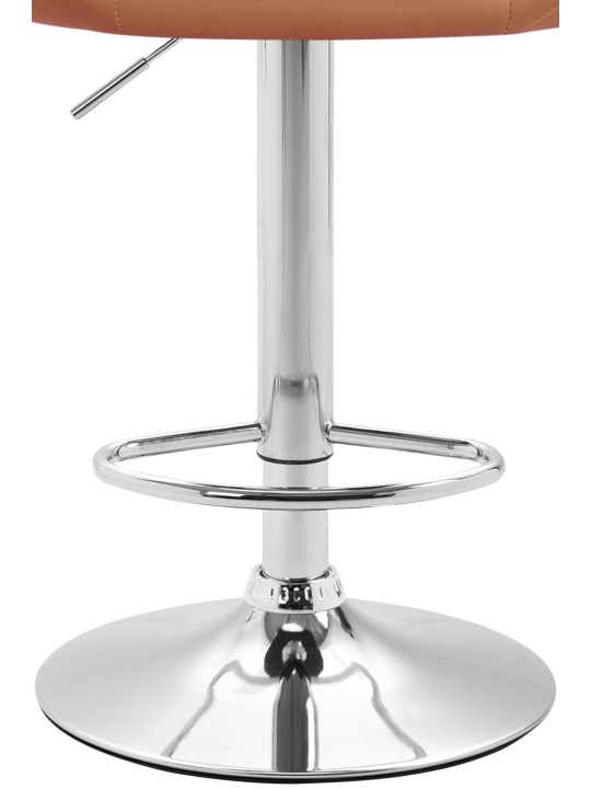 Taburete de bar Miami V2 C, marrón claro