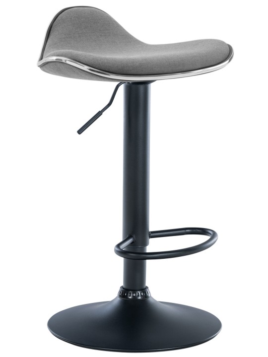 Taburete de bar tela Shanghai, gris claro Taburete de bar tela Shanghai, gris claro