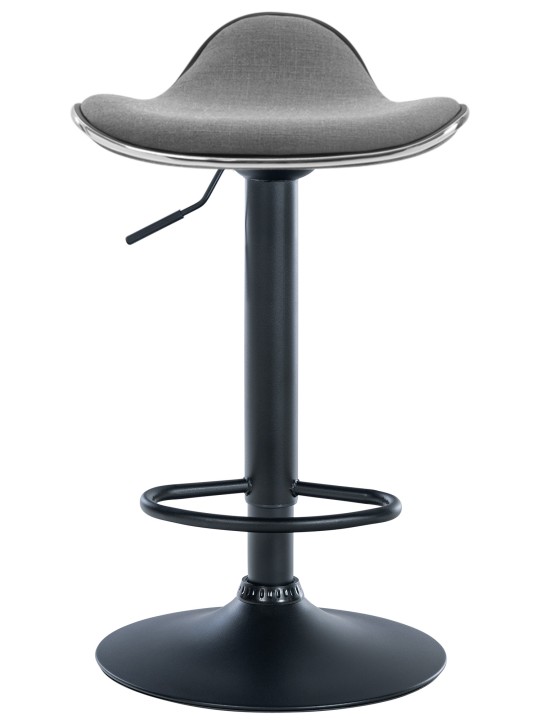 Taburete de bar tela Shanghai, gris claro Taburete de bar tela Shanghai, gris claro