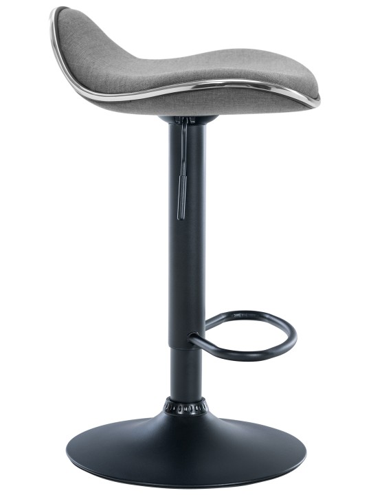 Taburete de bar tela Shanghai, gris claro Taburete de bar tela Shanghai, gris claro