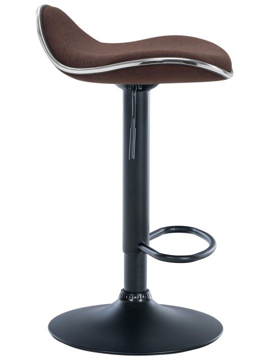 Taburete de bar tela Shanghai, marrón Taburete de bar tela Shanghai, marrón