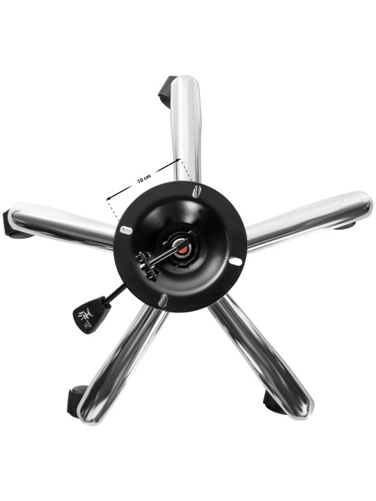 Estructura silla de oficina Emil, cromo