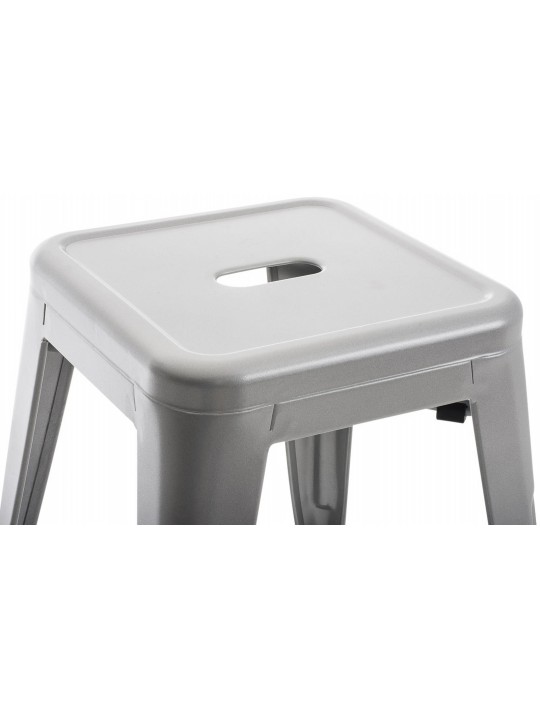 Juego de 4 taburetes Armin, plata Juego de 4 taburetes Armin, plata