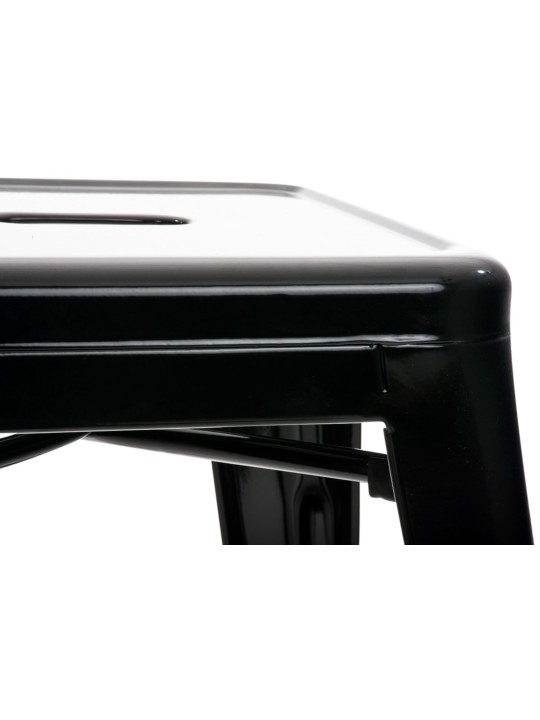 Juego de 4 taburetes Armin, negro