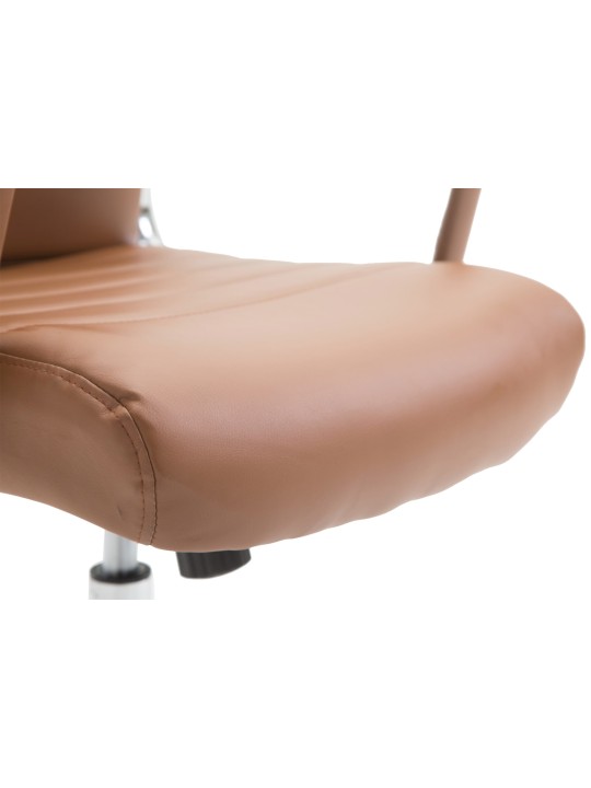 Silla de oficina Columbus, marrón claro Silla de oficina Columbus, marrón claro