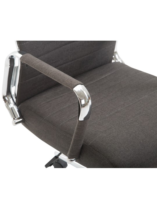 Silla de oficina Columbus tela, gris oscuro